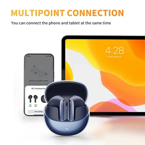 هدفون بلوتوثی کیو سی وای مدل AilyBuds Pro Plus (1)